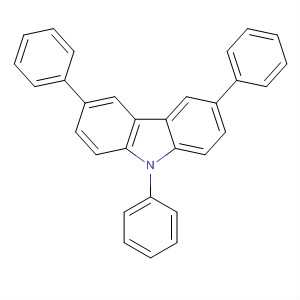 9H-Carbazole, 3,6,9-triphenyl-结构式