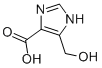 5-(hydroxymethyl)-1H-imidazole-4-carboxylic acid结构式