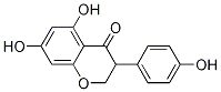Structure of 4H-1-Benzopyran-4-one,2,3-dihydro-5,7-dihydroxy-3-(4-hydroxyphenyl)-