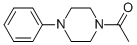 1-(4-PHENYLPIPERAZIN-1-YL)ETHANONE结构式