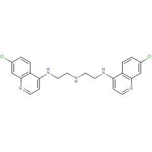Structure of 1,2-Ethanediamine,N-(7-chloro-4-quinolinyl)-N'-[2-[(7-chloro-4-quinolinyl)amino]ethyl]-