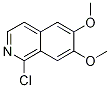 1-氯-6,7-二甲氧基异喹啉结构式