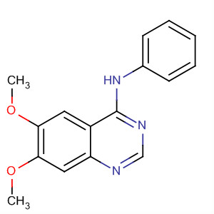 Structure of 4-Quinazolinamine, 6,7-dimethoxy-N-phenyl-