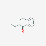 Structure of 1(2H)-Naphthalenone, 2-ethyl-3,4-dihydro-