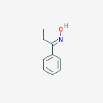 Structure of (1E)-1-phenylpropan-1-one oxime
