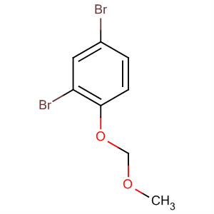 Structure of Benzene, 2,4-dibromo-1-(methoxymethoxy)-