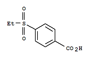Structure of 4-(ethylsulfonyl)benzoic acid