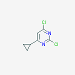 Structure of 2,4-dichloro-6-cyclopropylpyrimidine