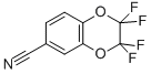 Structure of 2,2,3,3-Tetrafluoro-6-nitrilobenzodioxene