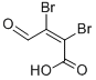 Structure of 2,3-dibromo-4-oxo-but-2-enoic acid