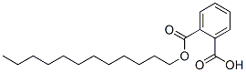 Structure of dodecyl hydrogen phthalate