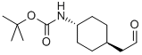 Structure of TERT-BUTYL TRANS-4-(2-OXOETHYL)CYCLOHEXYLCARBAMATE