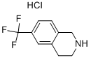 Structure of 6-(TRIFLUOROMETHYL)-1,2,3,4-TETRAHYDROISOQUINOLINE HYDROCHLORIDE
