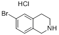 Structure of 6-BROMO-1,2,3,4-TETRAHYDROISOQUINOLINE HYDROCHLORIDE