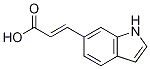 Structure of 2-Propenoicacid,3-(1H-indol-6-yl)-,(2E)-