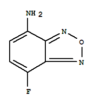 Structure of 2,1,3-BENZOXADIAZOL-4-AMINE,7-FLUORO-