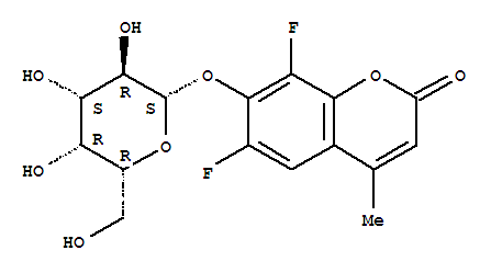 Structure of 6 8-DIFLUORO-4-METHYLUMBELLIFERYL-BETA-&