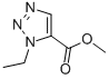 1H-1,2,3-Triazole-5-carboxylicacid, 1-ethyl-, methyl ester结构式