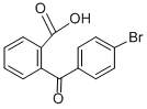 Structure of 2(4-BROMOBENZOYL)BENZOIC ACID