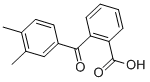 Structure of 2-(3,4-DIMETHYLBENZOYL)BENZOIC ACID
