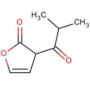 2(3H)-Furanone, dihydro-3-(2-methyl-1-oxopropyl)-结构式