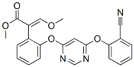 Structure of methyl (E)-2-[2-[6-(2-cyanophenoxy)pyrimidin-4-yl]oxyphenyl]-3-methoxy -prop-2-enoate
