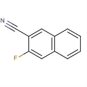 Structure of 2-Cyano-3-fluoro-2-naphthalene