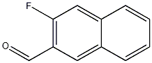 3-Fluoro-naphthalene-2-carboxaldehyde结构式