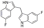 Structure of 1H-Indole, 3,3'-methylenebis[5-fluoro-