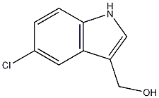 Structure of 5-chloro-1H-Indole-3-methanol