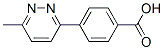 4-(6-Methylpyridazin-3-yl)benzoic acid结构式
