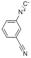 Benzonitrile,3-isocyano-结构式