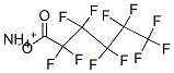 Structure of ammonium undecafluorohexanoate