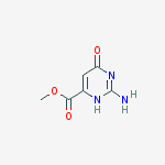 Methyl 2-amino-4-oxo-1h-pyrimidine-6-carboxylate结构式