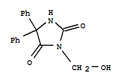 Structure of 3-(hydroxymethyl)phenytoin