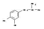 Structure of 4, alpha-dimethyl-3-tyramine