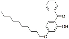 4-decyloxy-2-hydroxybenzophenone结构式