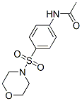 Structure of N-[4-(4-morpholinylsulphonyl)phenyl]acetamide