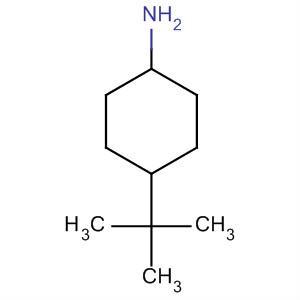 Structure of Cyclohexanamine, 4-(1,1-dimethylethyl)-, trans-
