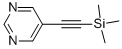Structure of pyrimidine, 5-[2-(trimethylsilyl)ethynyl]-