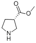 Structure of 3-Pyrrolidinecarboxylicacid, methyl ester, (3S)-