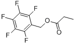 Structure of PENTAFLUOROBENZYL PROPIONATE