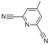 Structure of 2,6-Dicyano-4-methylpyridine