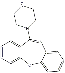 Structure of 11-Piperazinyldibenz[b,f][1,4]oxazepine