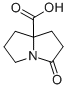 Structure of 7-oxo-2,3,5,6-tetrahydro-1H-pyrrolizine-8-carboxylic acid hydrochloride
