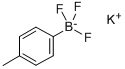 Structure of POTASSIUM 4-METHYLPHENYLTRIFLUOROBORATE