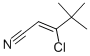Structure of 3-CHLORO-4,4-DIMETHYLPENT-2-ENENITRILE