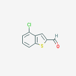 Structure of 4-chloroBenzo[b]thiophene-2-carboxaldehyde