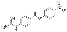 4-Guanidinobenzoic acid 4-nitrophenyl结构式
