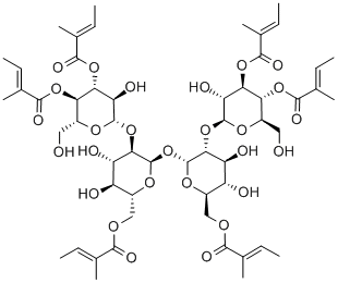 Structure of Actinotetraose Hexatiglate